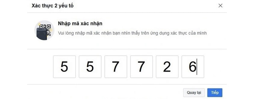 Chọn “Tiếp”
