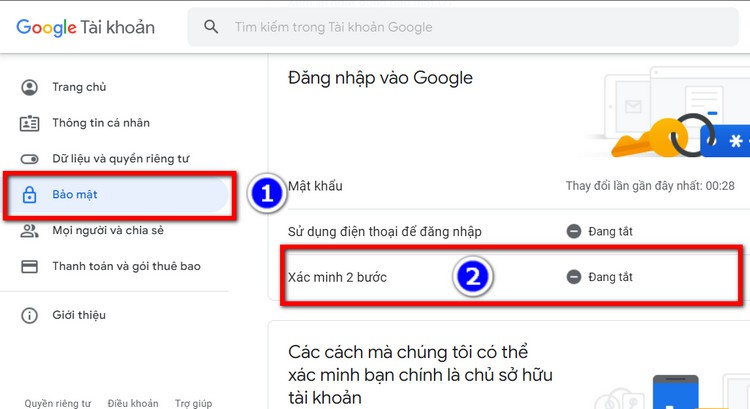 Hướng dẫn bảo mật Gmail ai cũng nên biết để bảo vệ tài khoản (2)