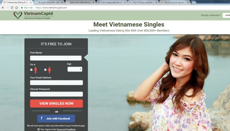 Trang web kết bạn với người nước ngoài